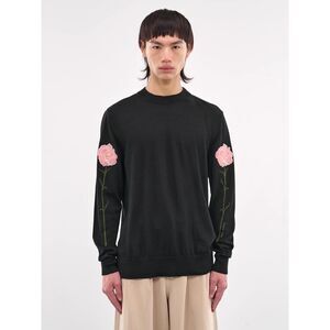 Men's Simone Rocha Carnation Jumper Sweater in Silk Wool Size Large